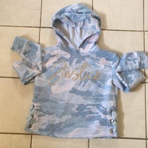 JUSTICE CROPPED HOODIE